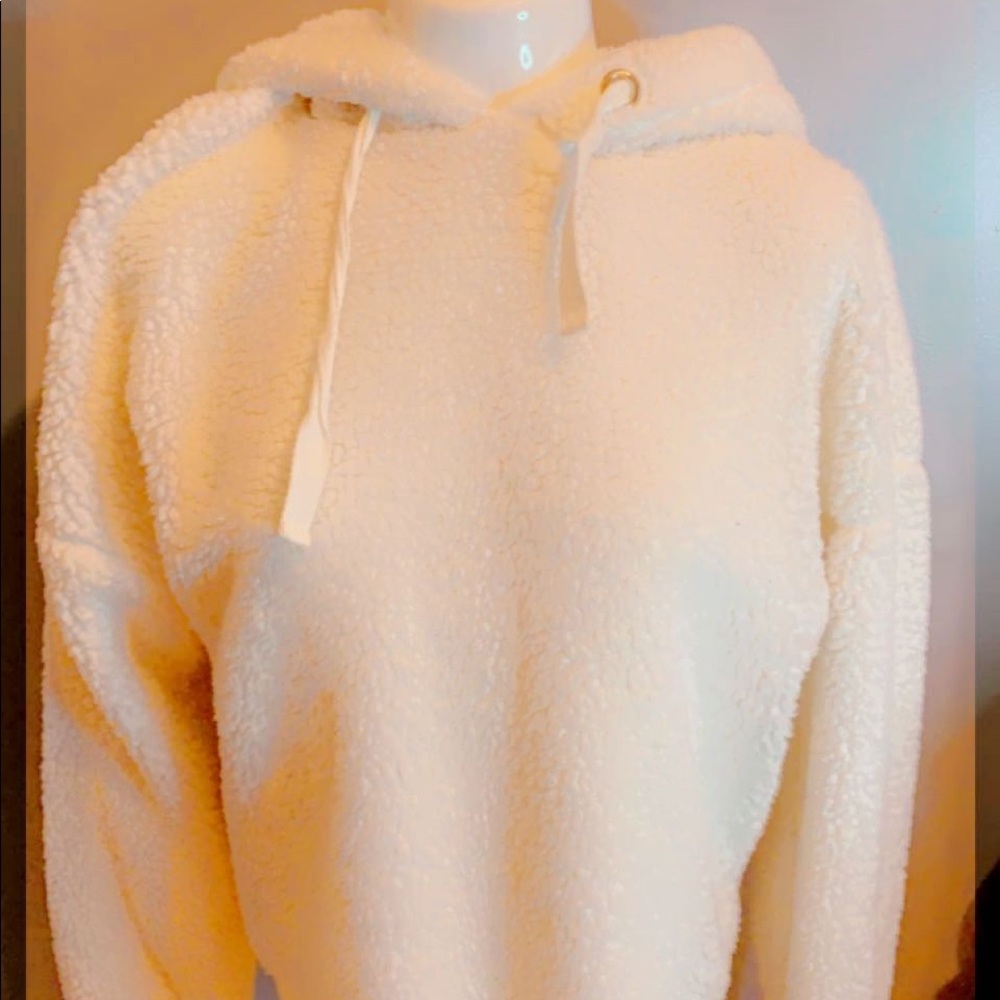 fluffy hoodie